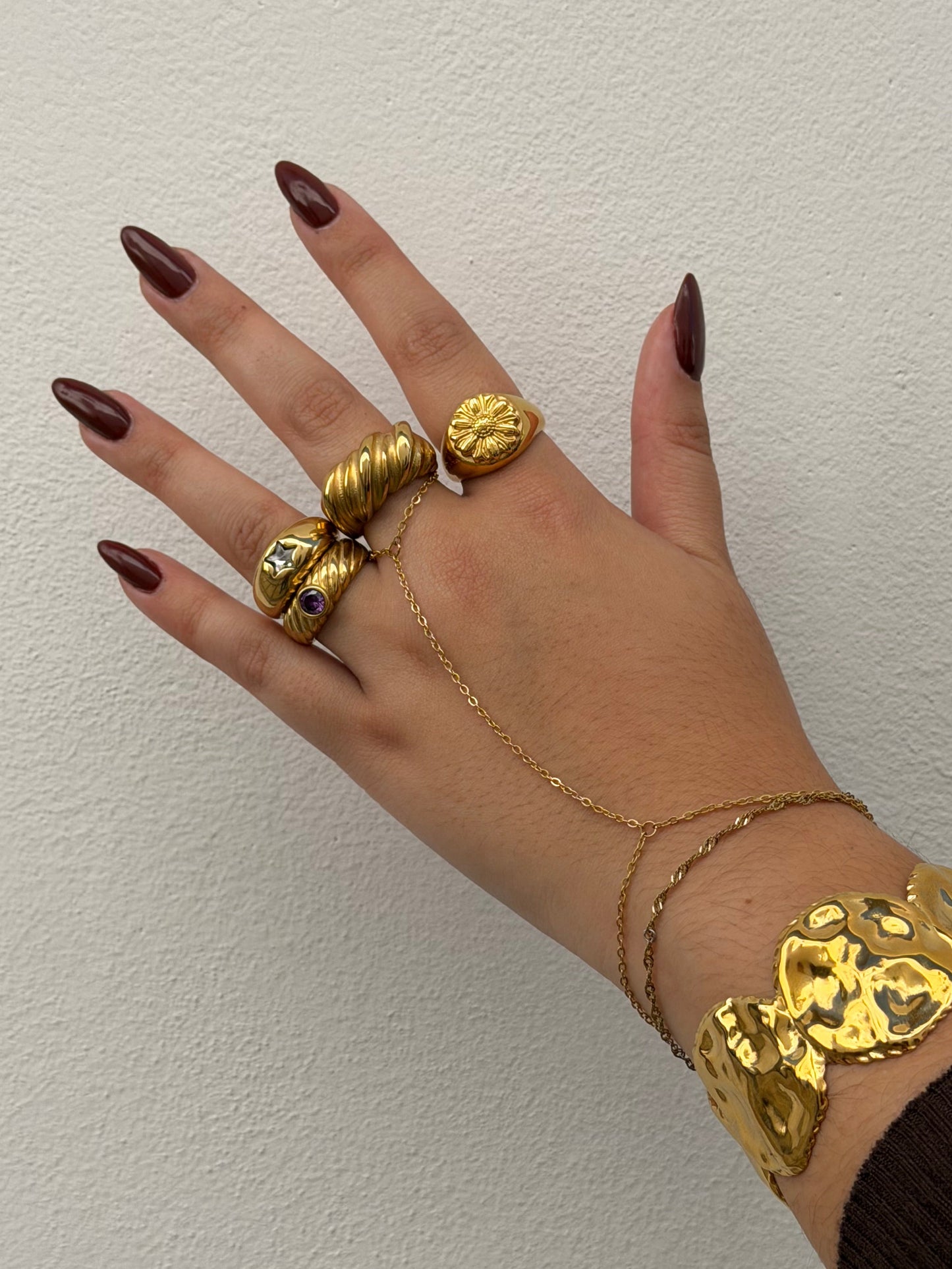 ANEL MAXI VOLUME EM AÇO INOXIDÁVEL