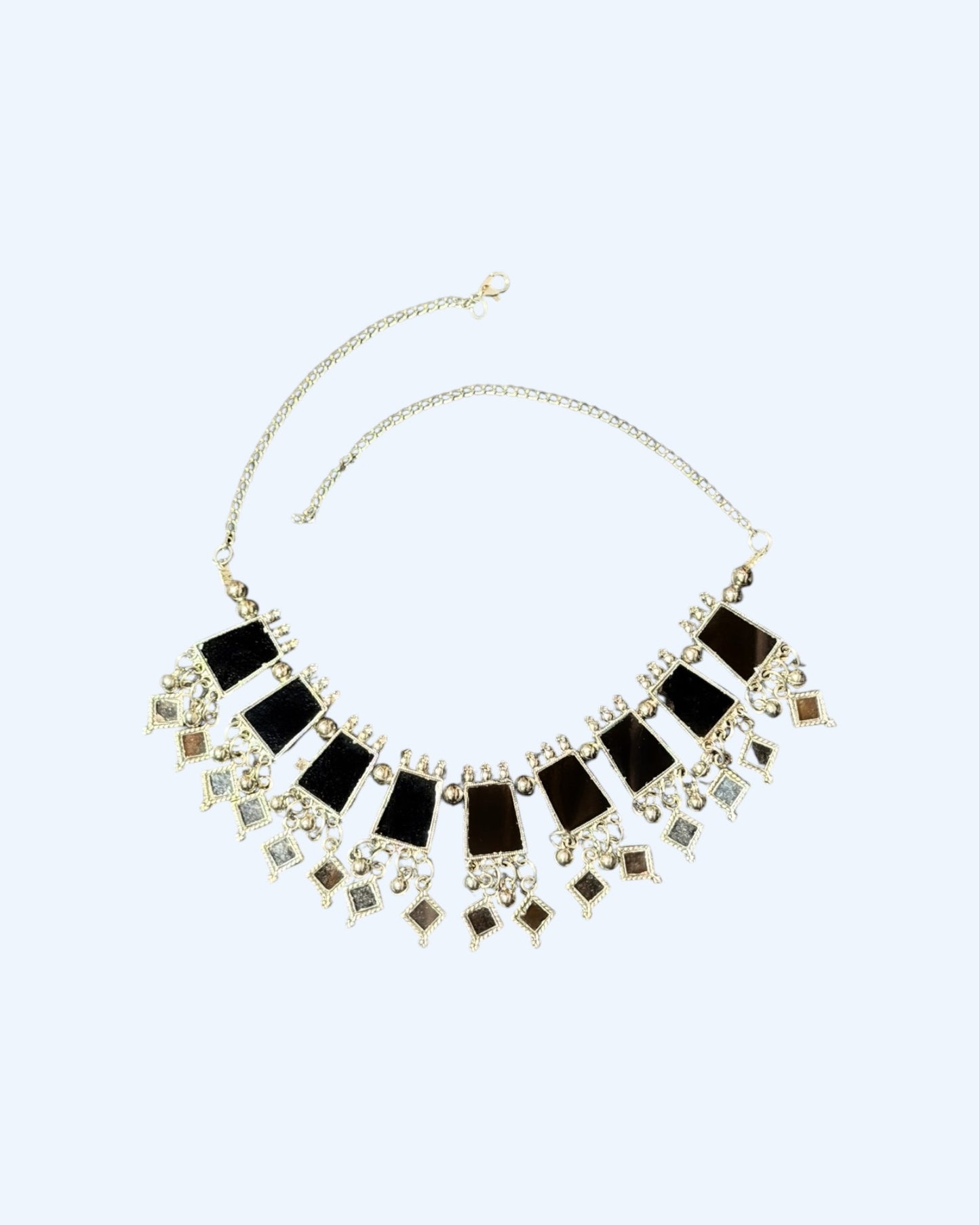 CHOKER PRATEADO ESPELHOS