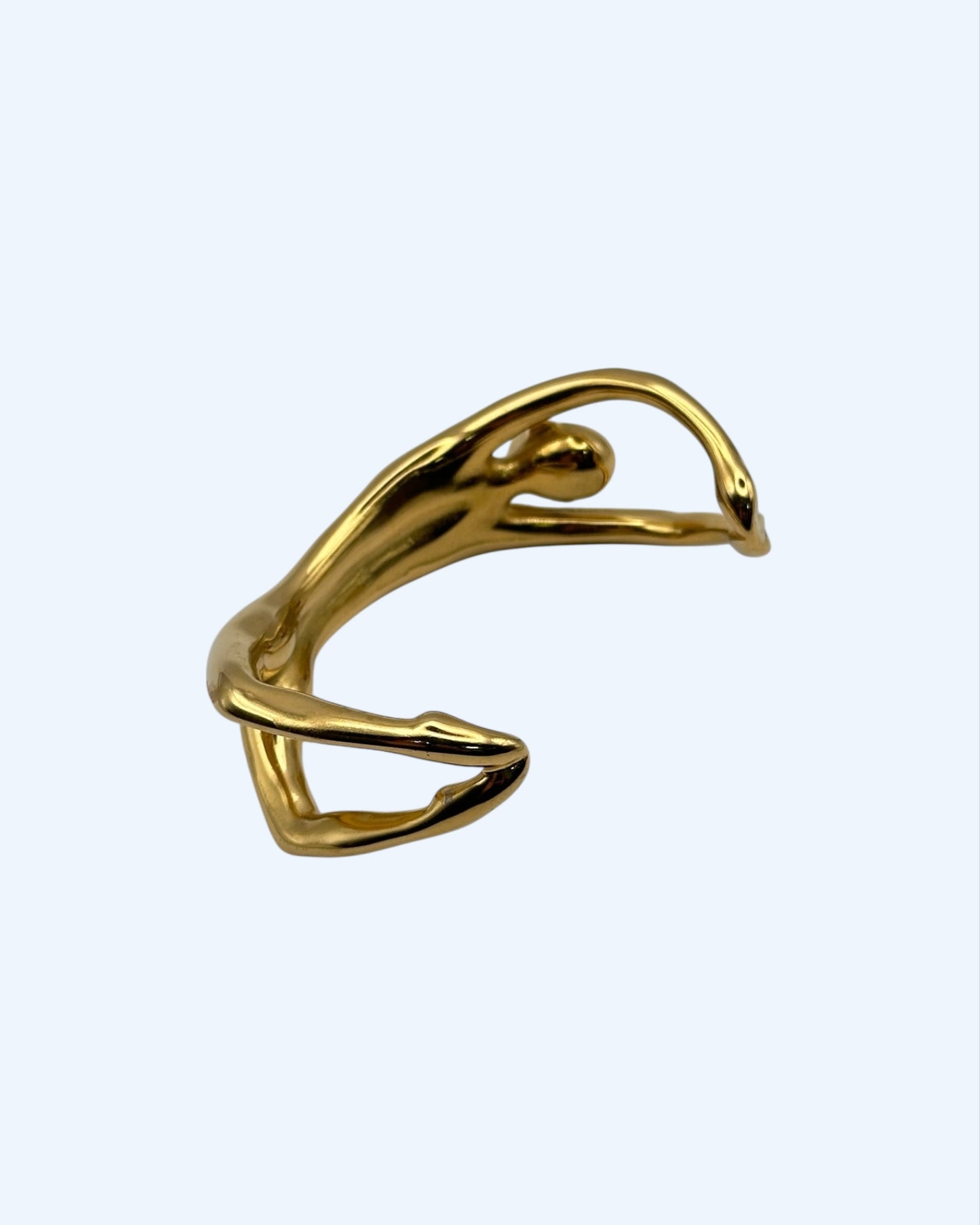 PULSEIRA PESSOA DOURADA EM AÇO