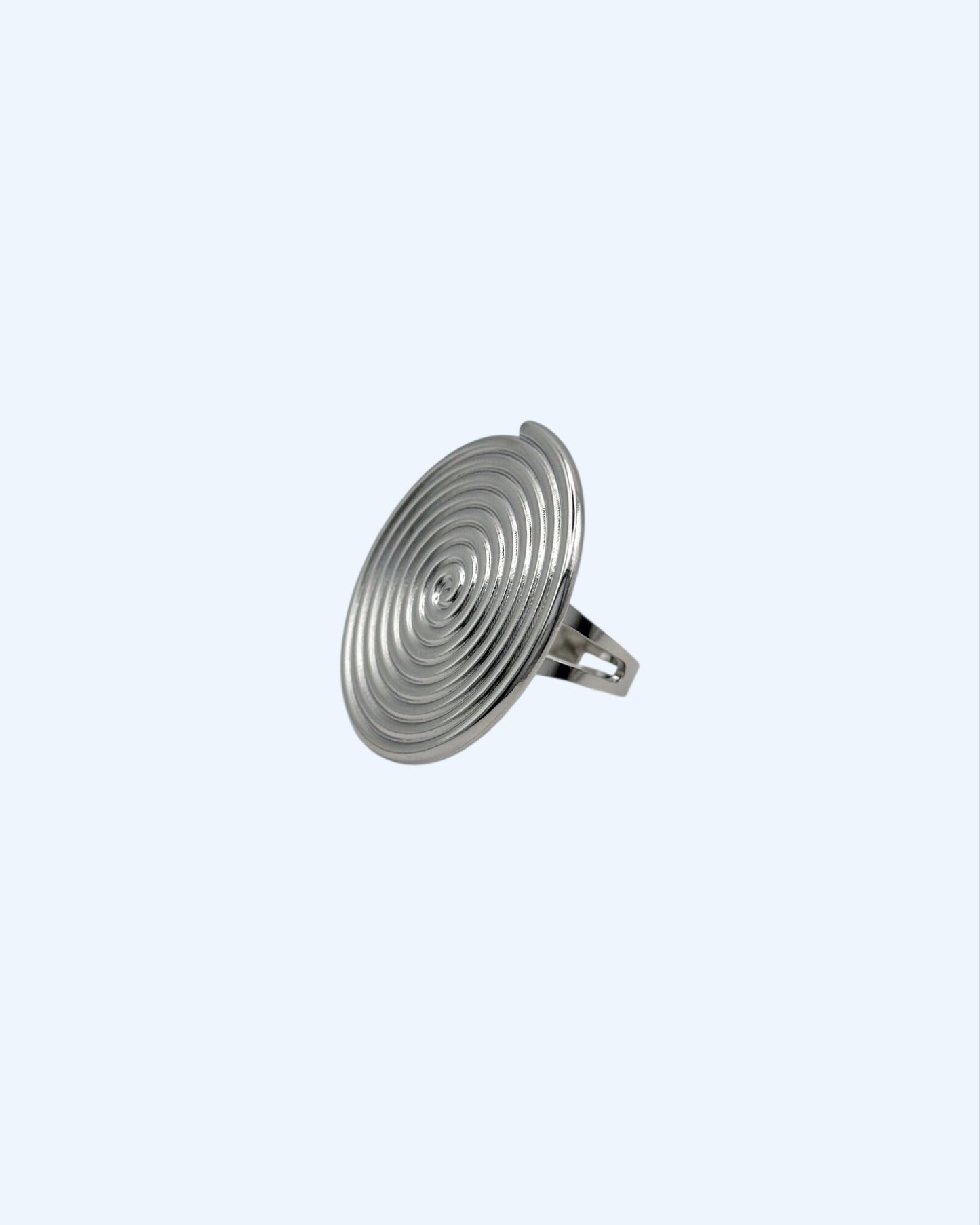 ANEL ESPIRAL EM AÇO INOXIDÁVEL
