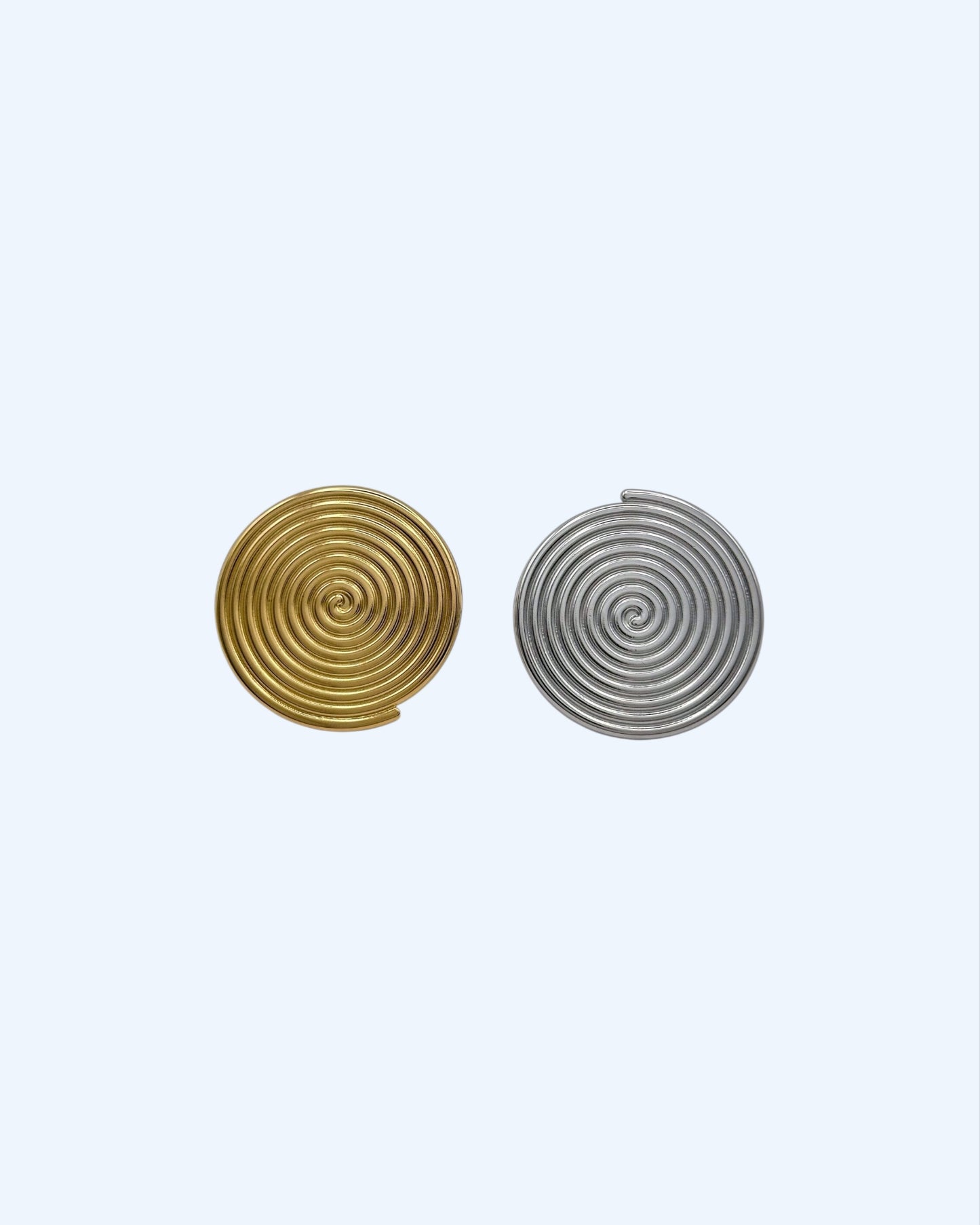 ANEL ESPIRAL EM AÇO INOXIDÁVEL
