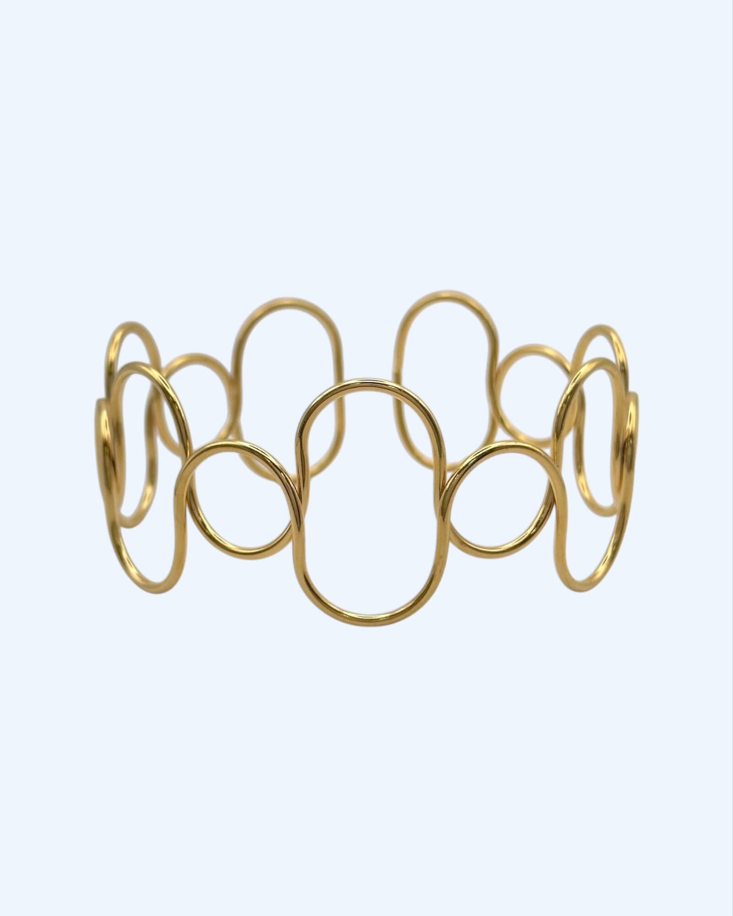 PULSEIRA DE ANTEBRAÇO DOURADA DÉCO
