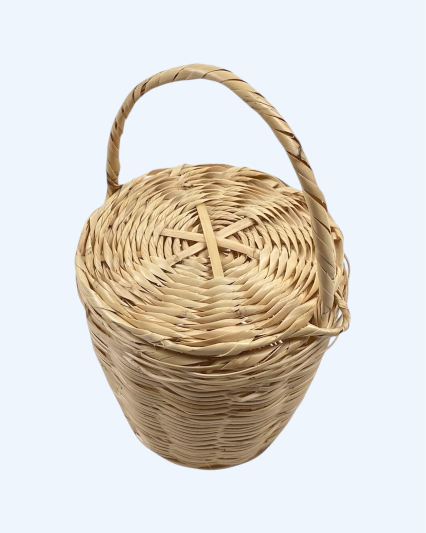 BOHO NATURAL - Cesta Portuguesa com Tampa