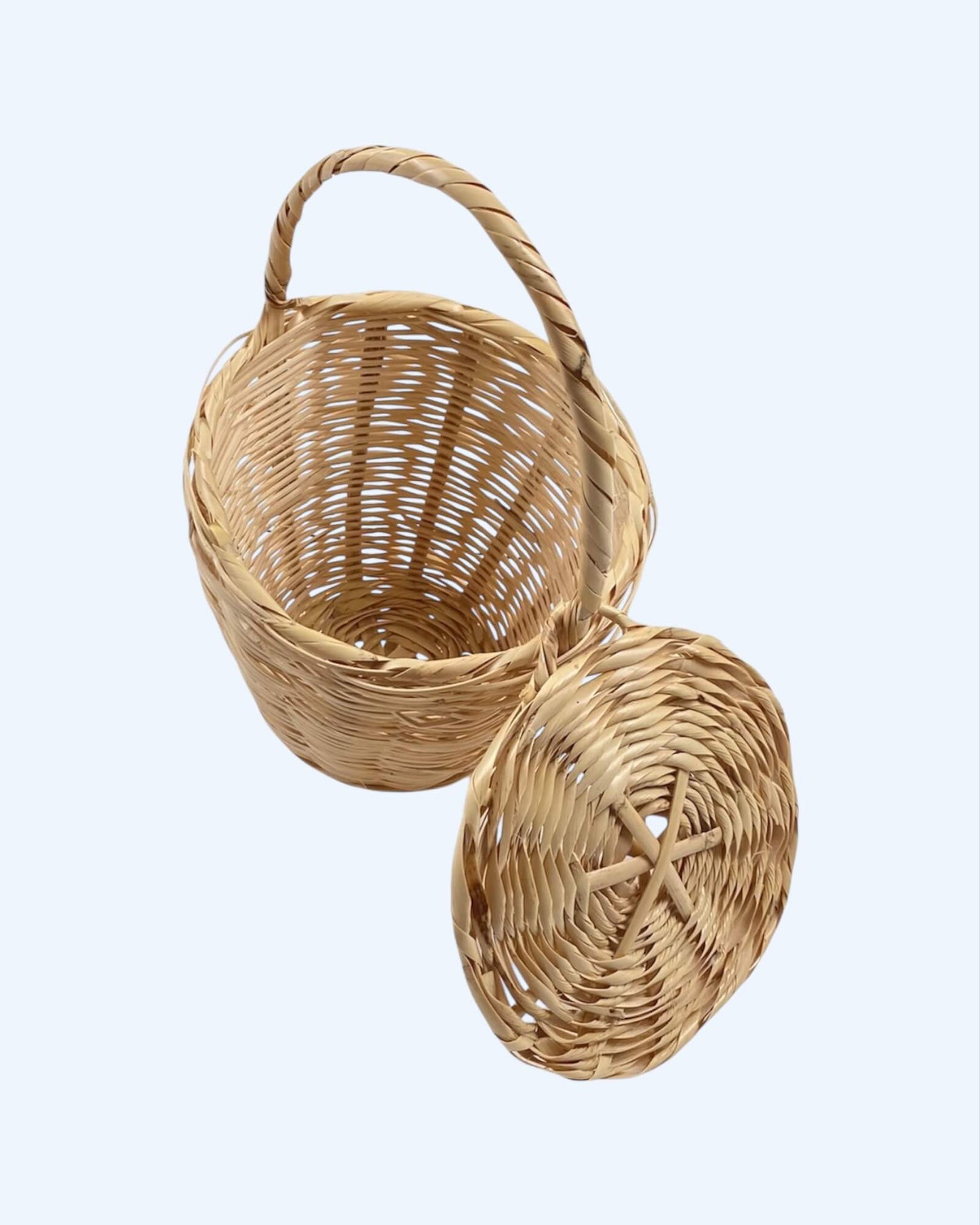 BOHO NATURAL - Cesta Portuguesa com Tampa