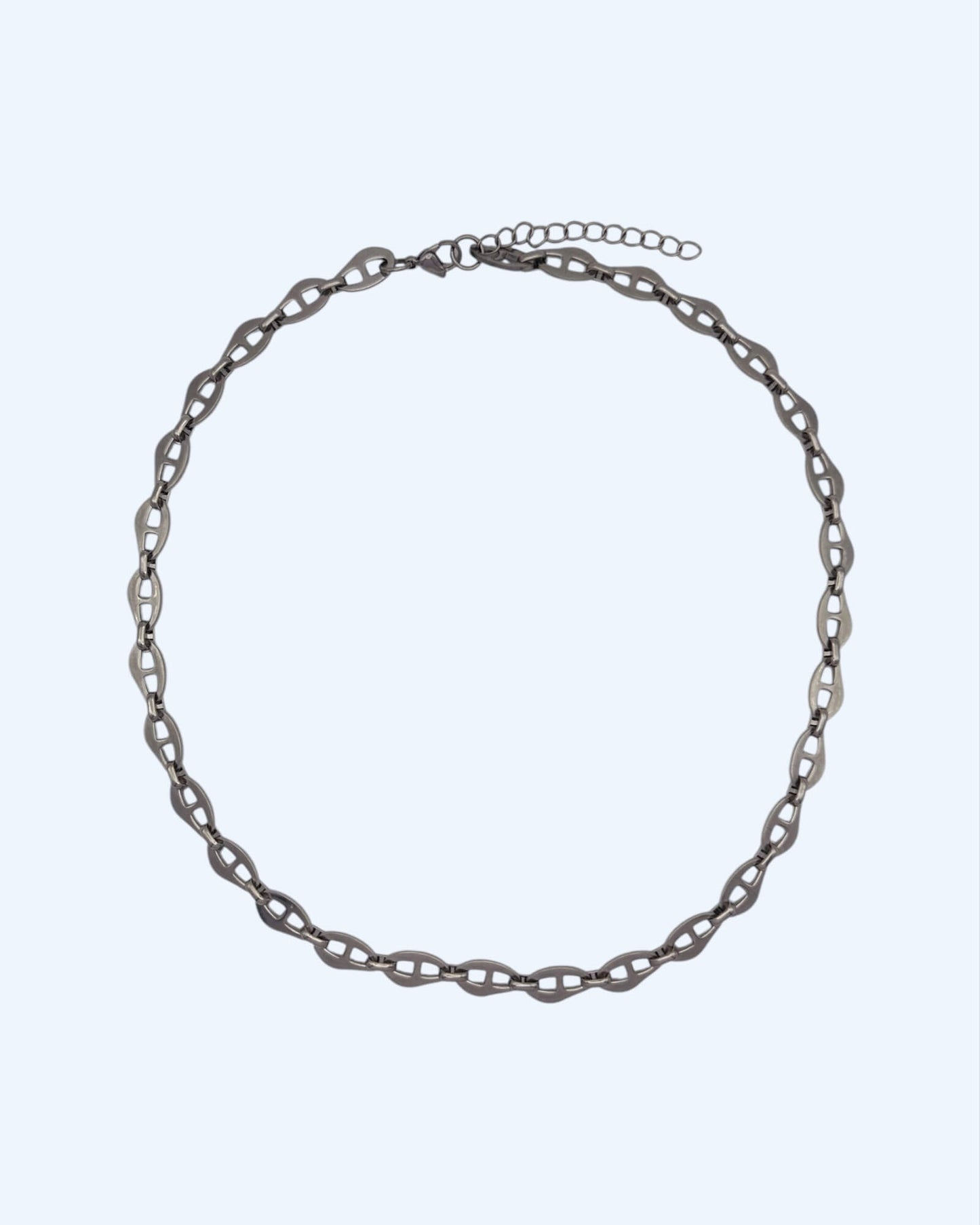 ECLECTIC NECKLACE GOLD OR SILVER STEEL CHAIN