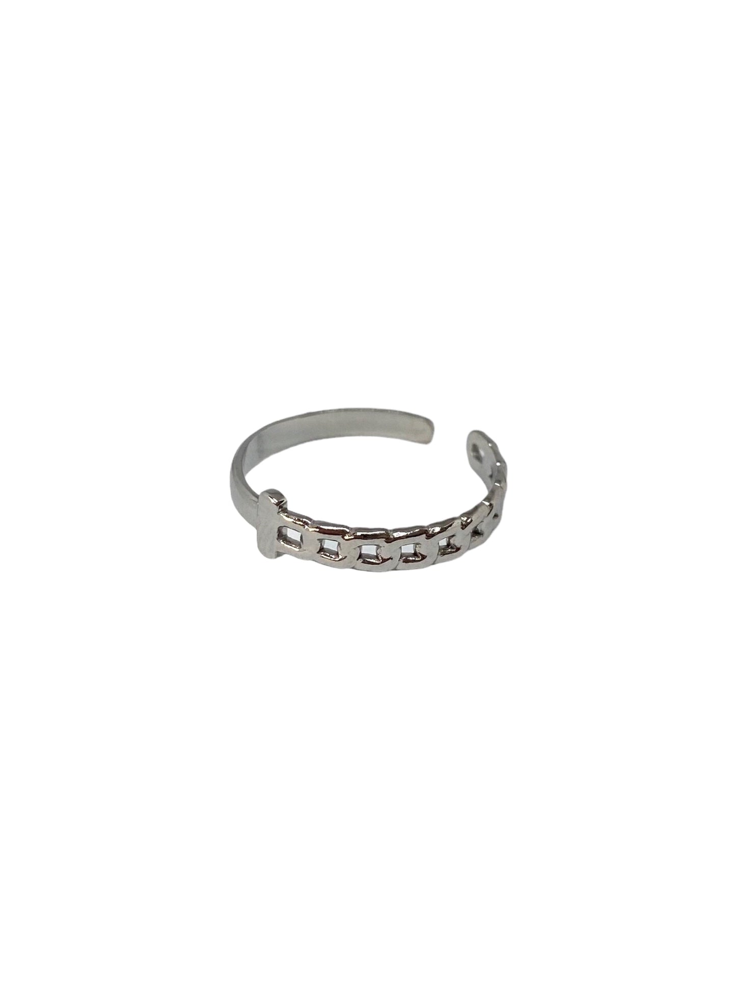 ADJUSTABLE BUDAPEST STAINLESS STEEL RING