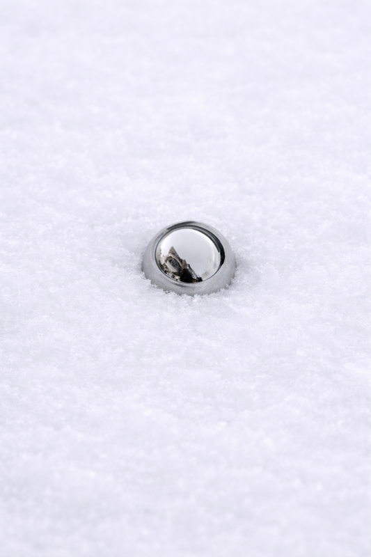 CHUNKY MINIMAL ROUND STAINLESS STEEL RING
