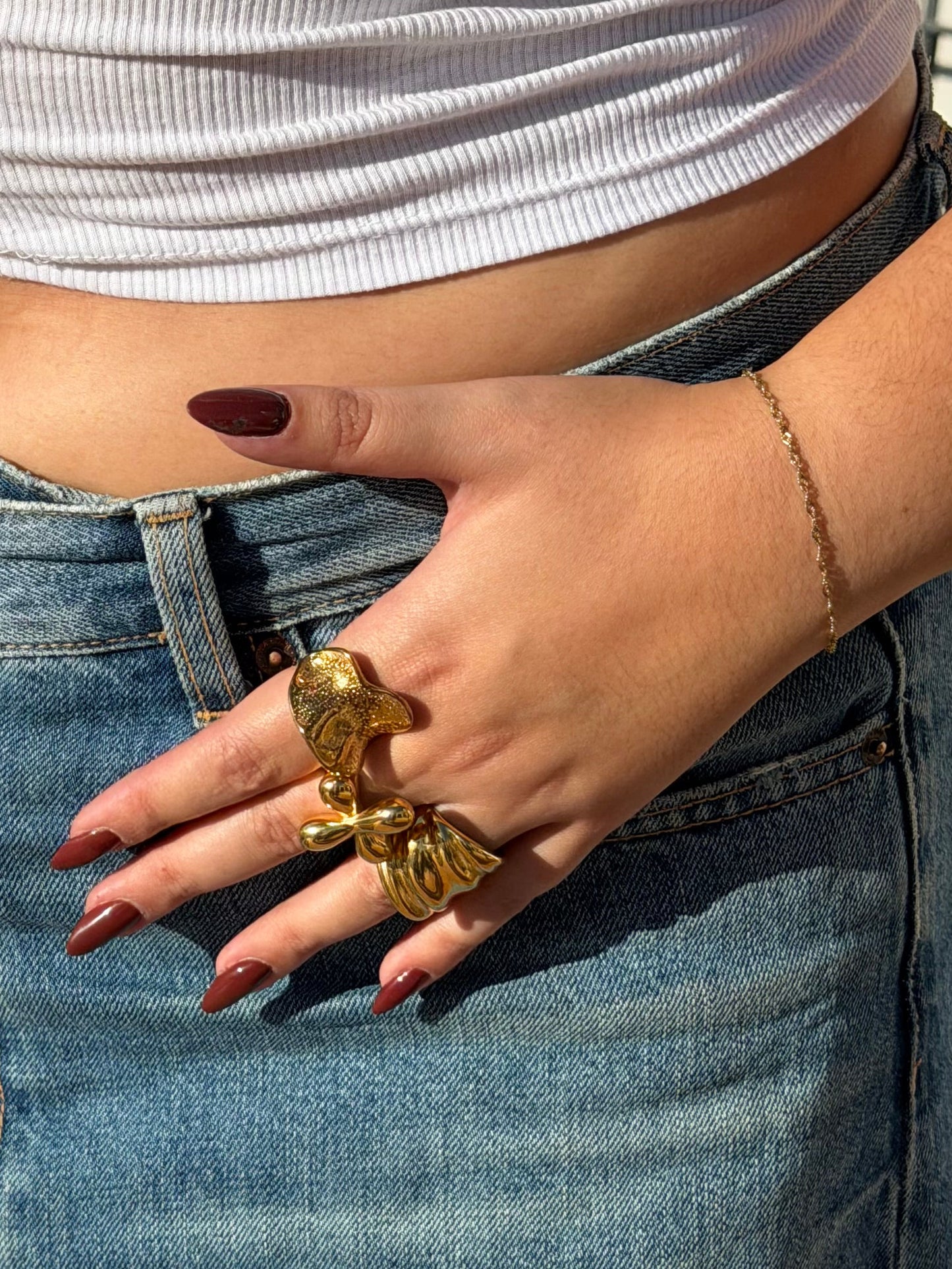 ANEL CHUNKY MOVIMENTO EM AÇO INOXIDÁVEL