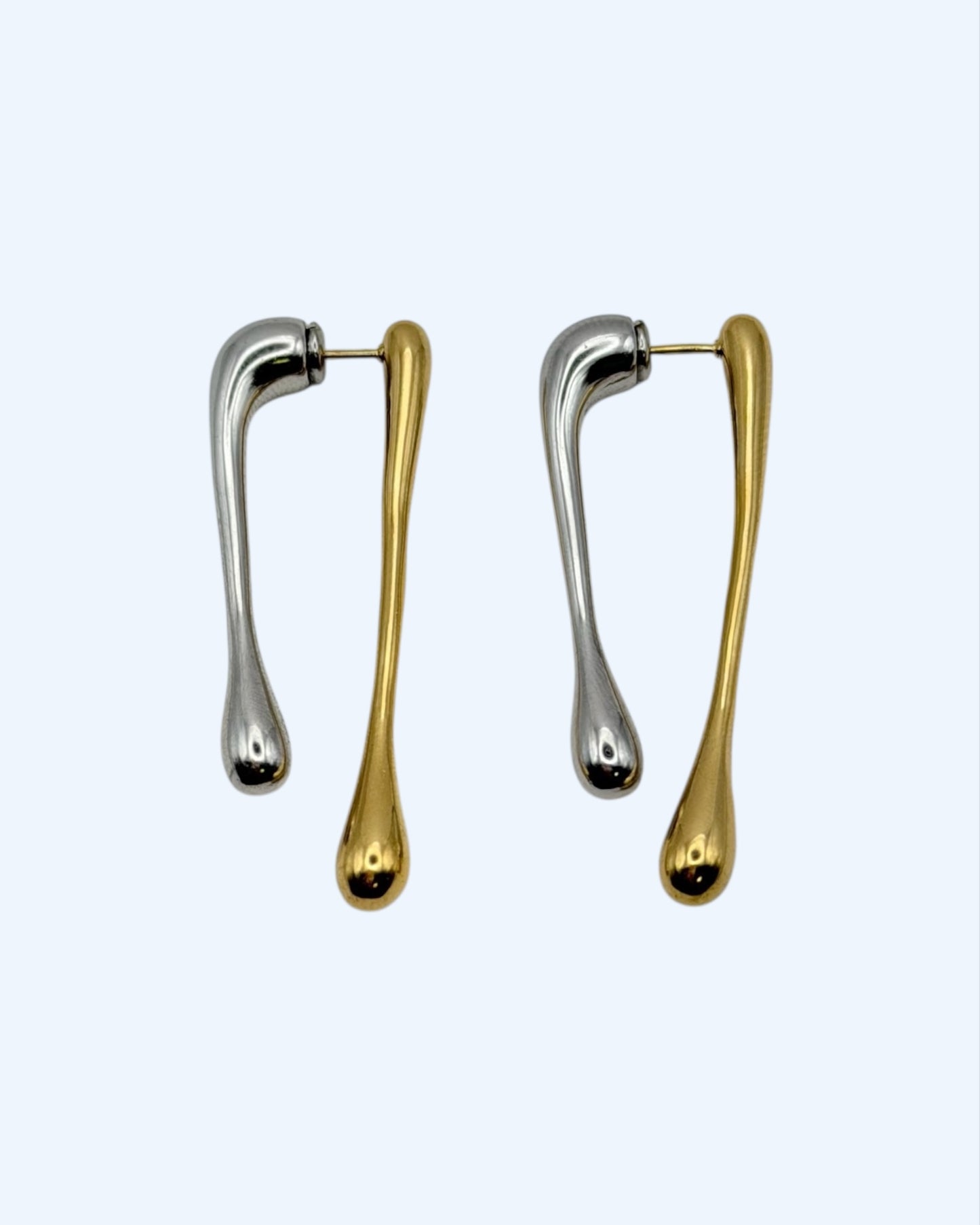 BRINCOS DROP PULSE EM AÇO INOXIDÁVEL