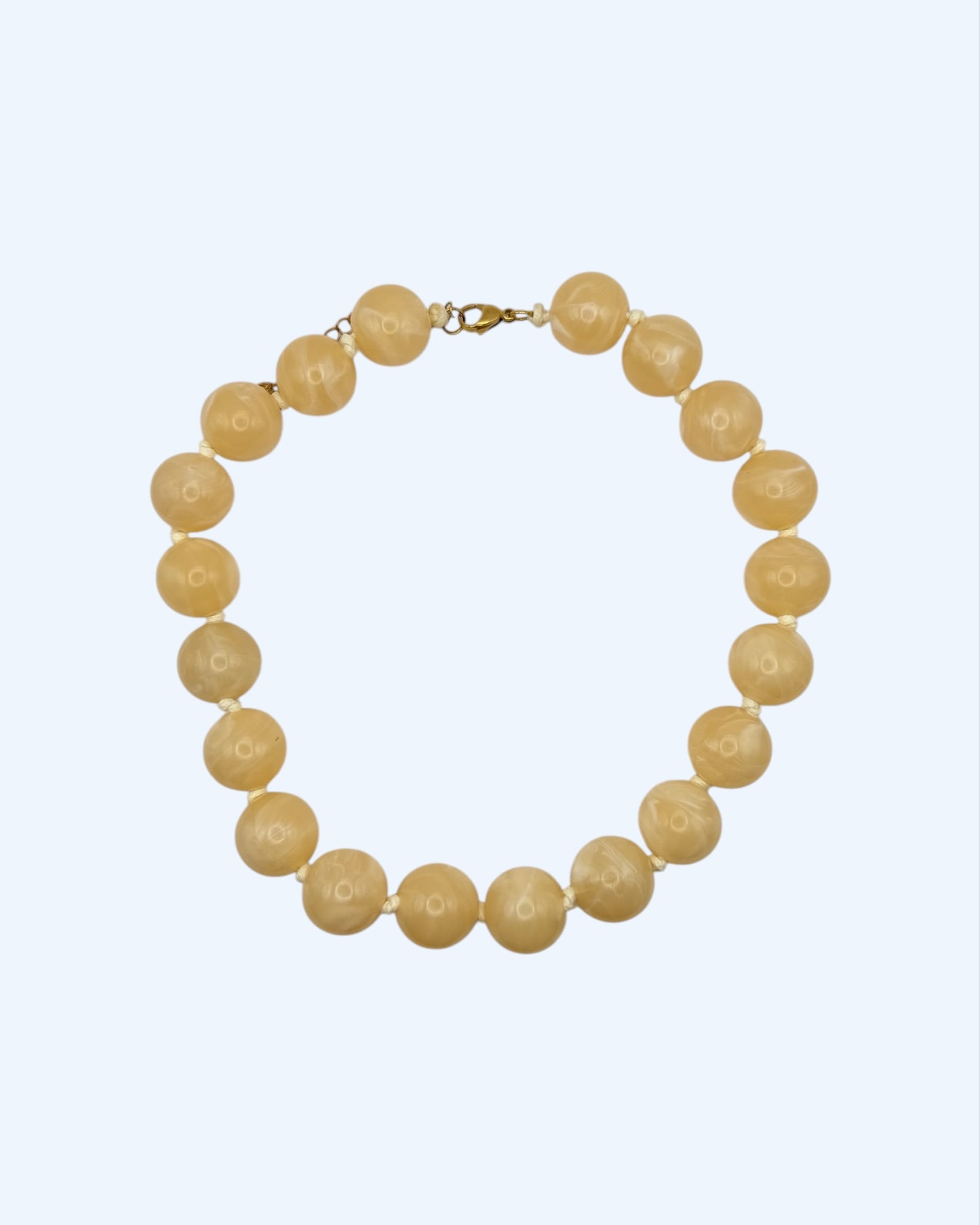 COLAR BOLD COM BOLAS EM RESINA