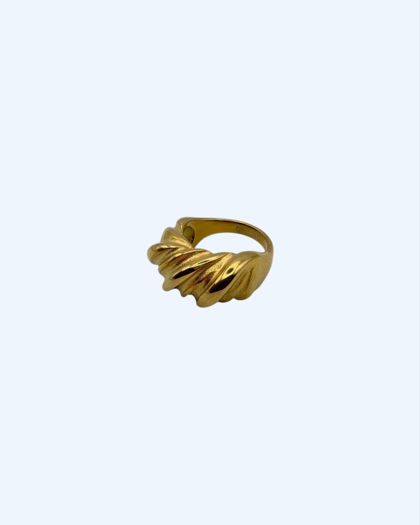 ANEL MAXI VOLUME EM AÇO INOXIDÁVEL