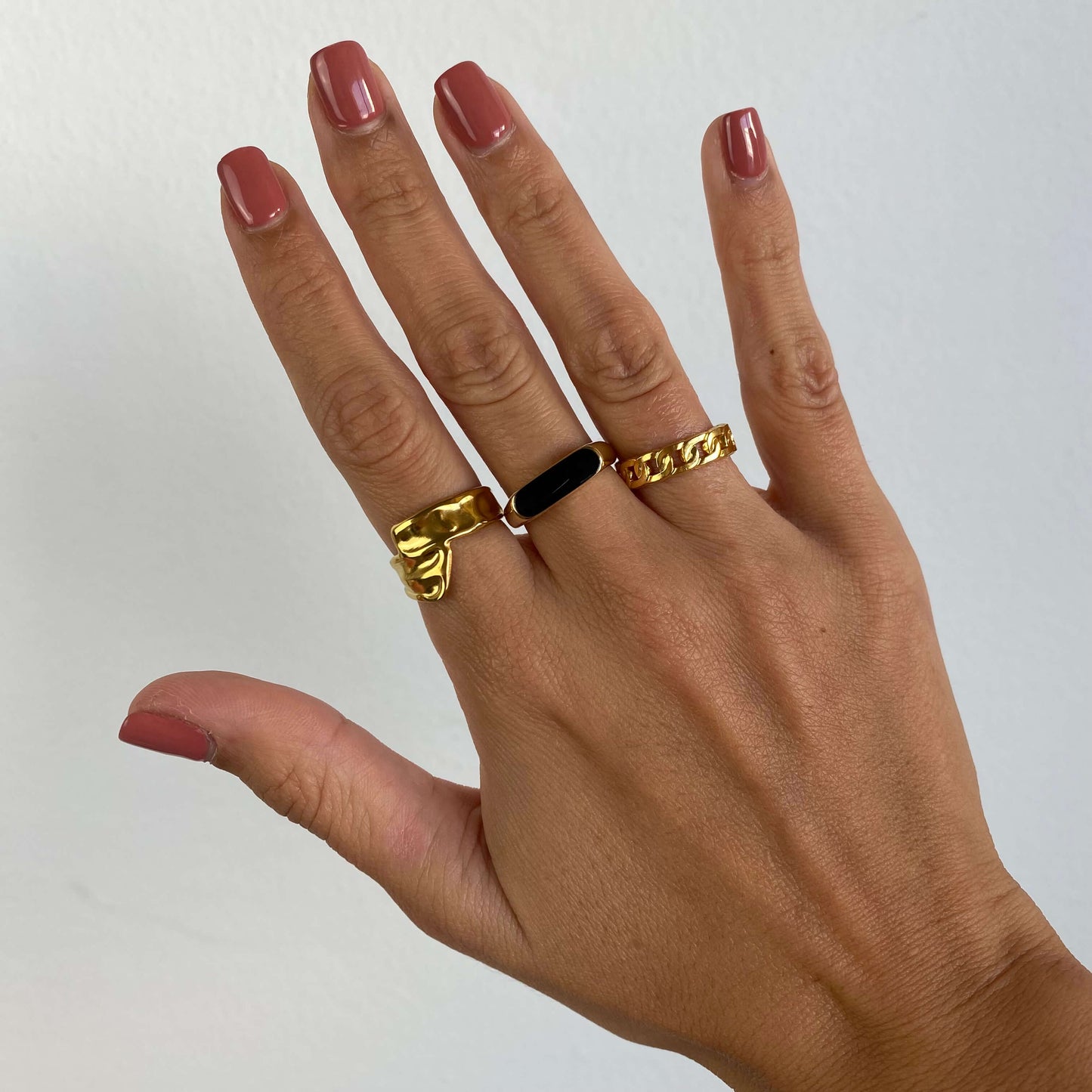 ADJUSTABLE STAINLESS STEEL CHAIN RING