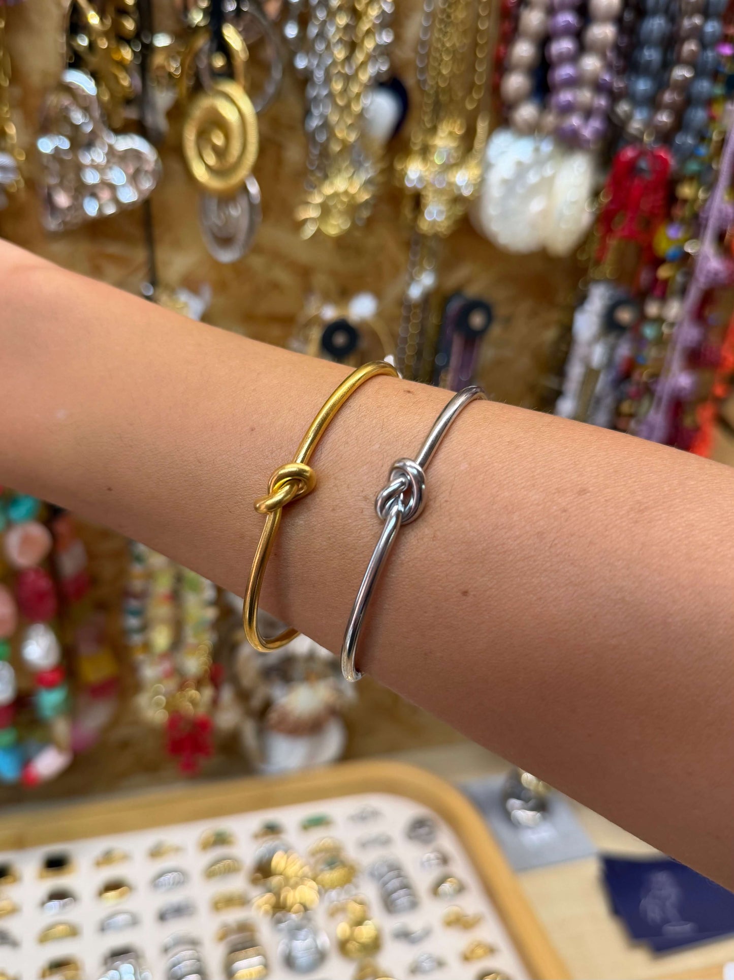 PULSEIRA NÓ EM AÇO INOXIDÁVEL