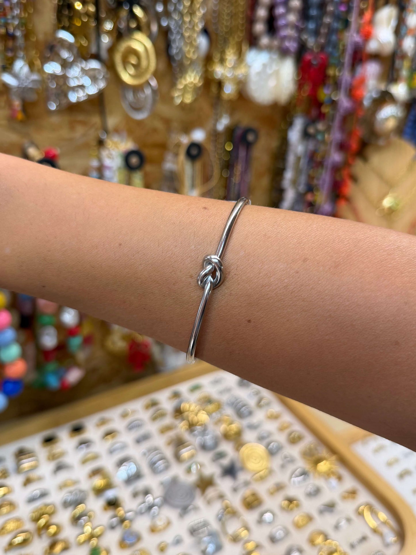 PULSEIRA NÓ EM AÇO INOXIDÁVEL