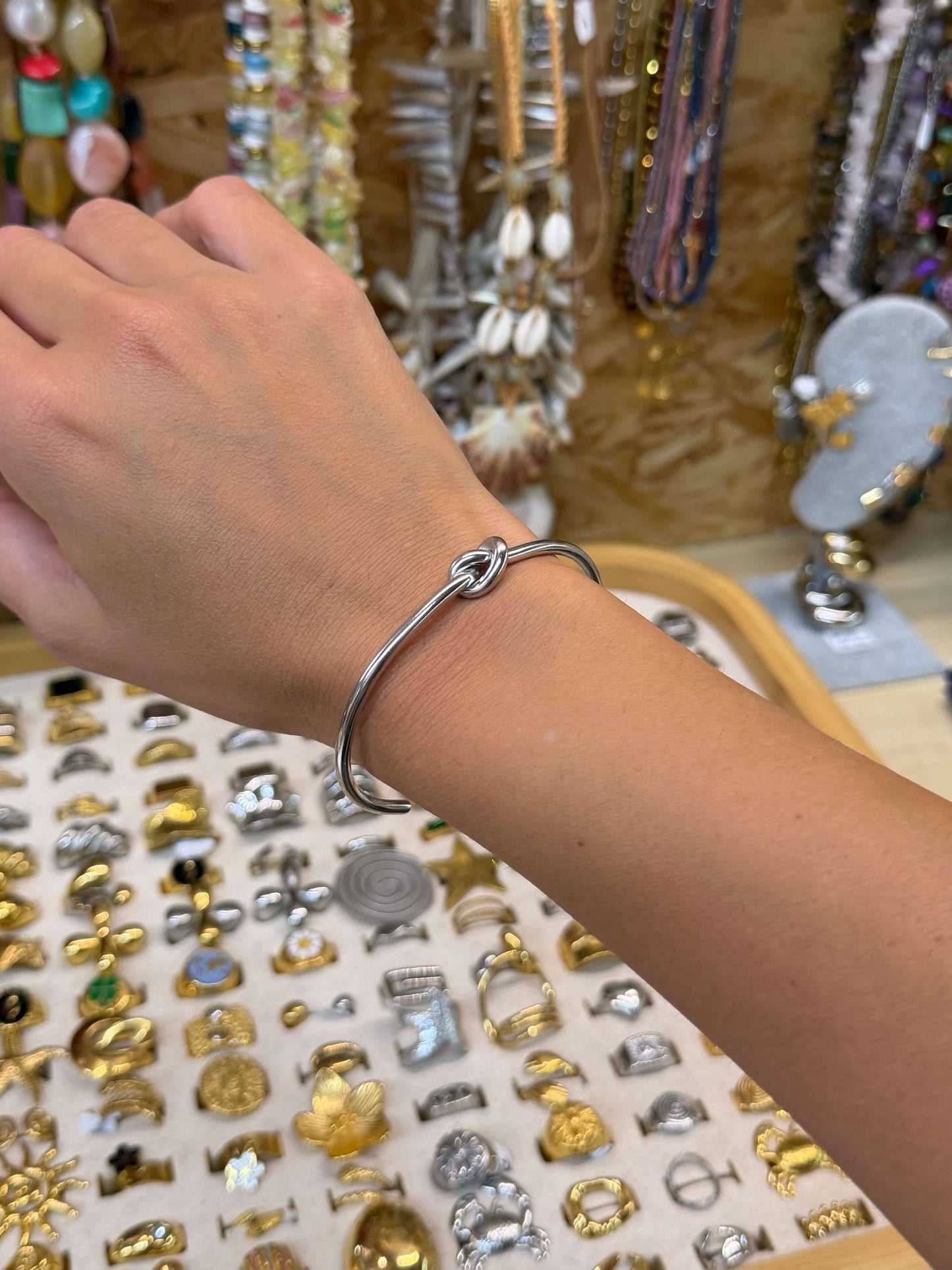 PULSEIRA NÓ EM AÇO INOXIDÁVEL
