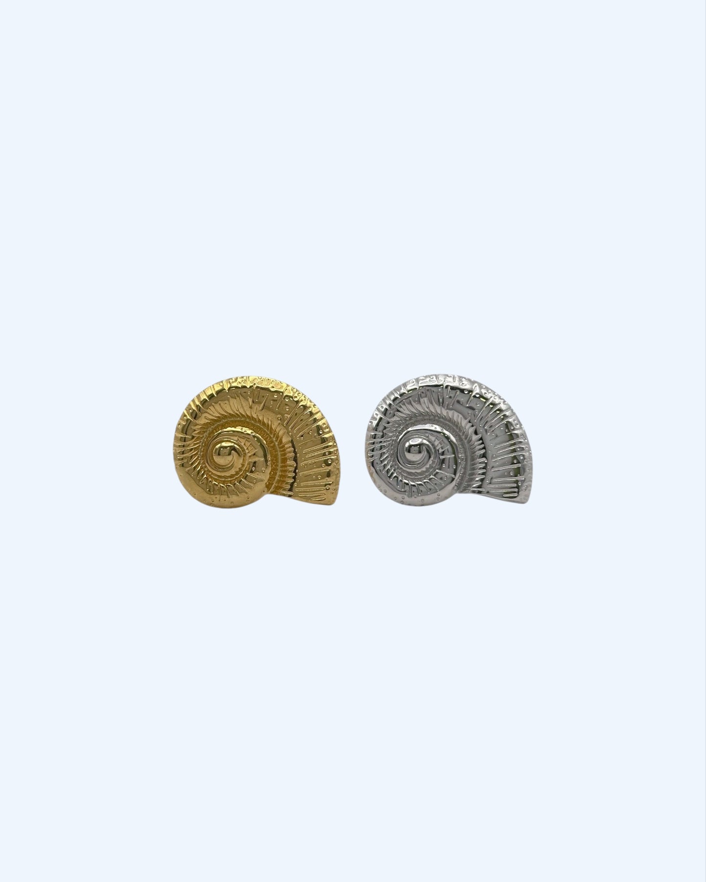 ANEL MAXI CARACOL DO MAR EM AÇO