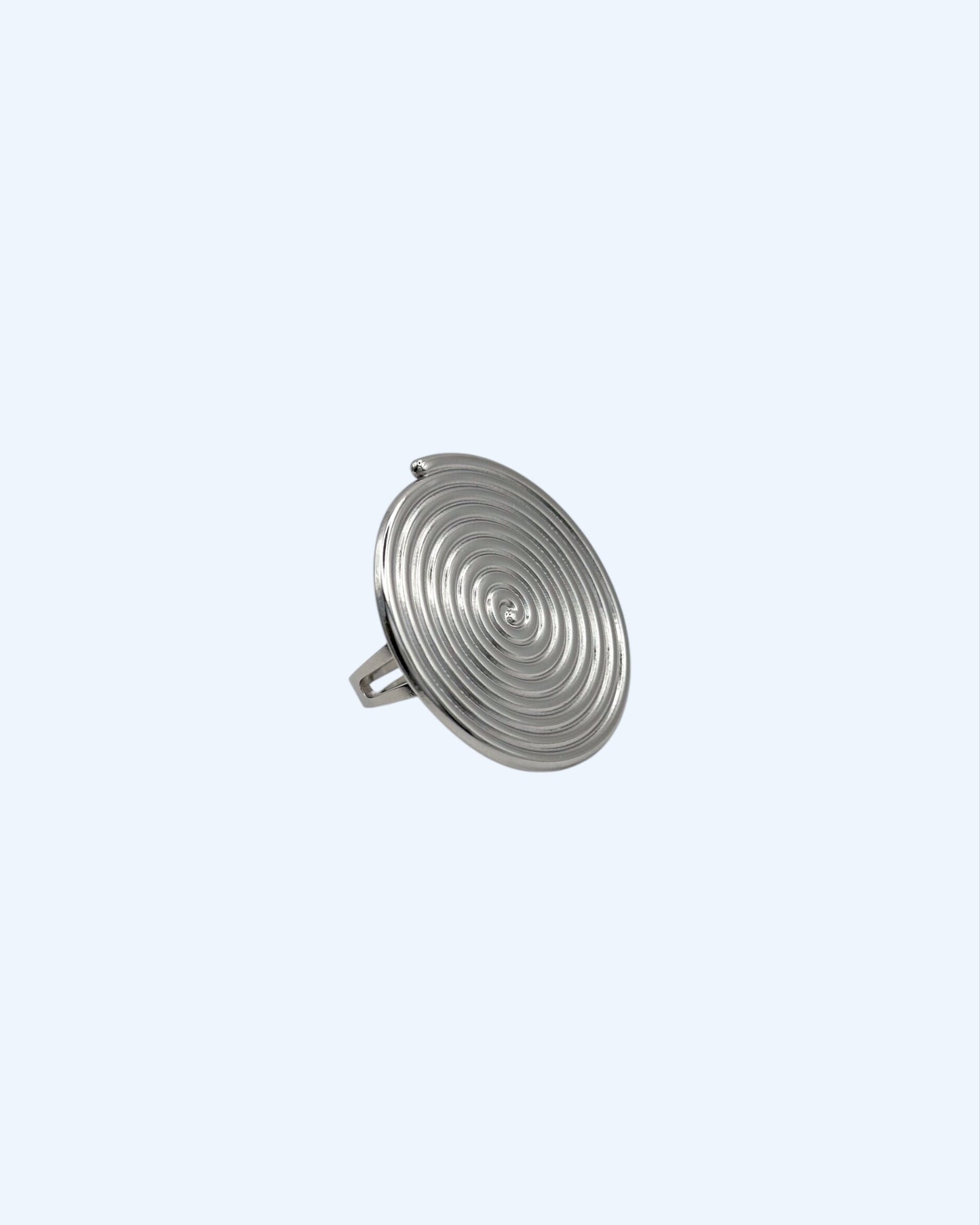ANEL ESPIRAL EM AÇO INOXIDÁVEL