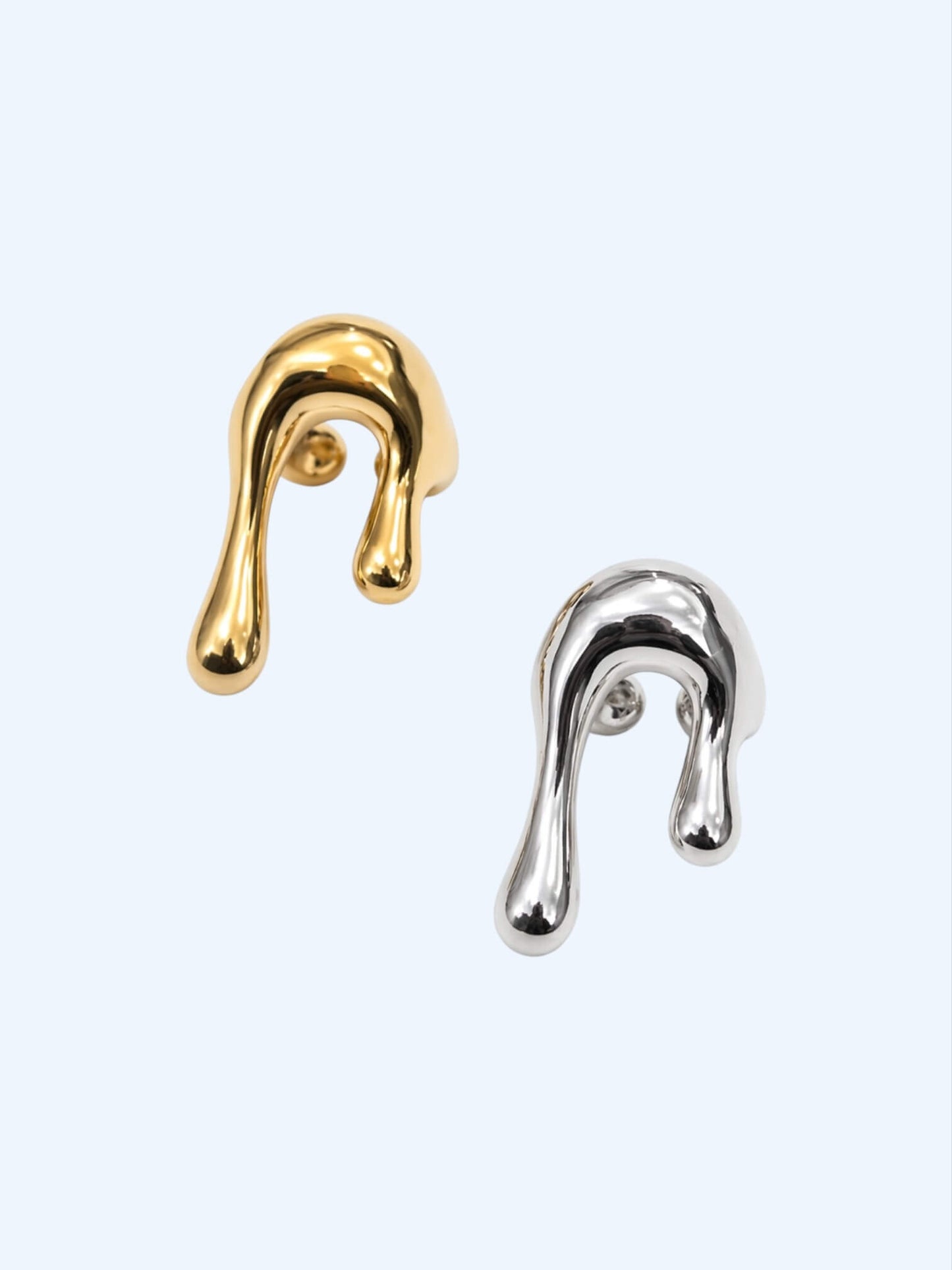 MINIMAL MAXI FLUID STAINLESS STEEL RING